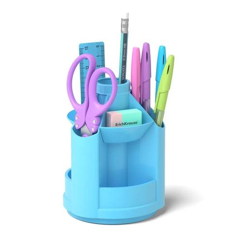 Erichkrause Mini Desk Porta-Lápis Plástico Azul