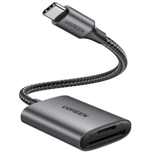 Leitor de Cartões Usb-C Cm401 Ugreen Cinza