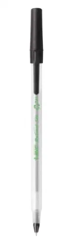 Caneta Preto Eco Roundstic Reciclada 0.4mm Bic