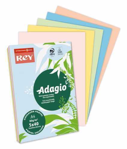 Paquete 500h Papel 80gr A4 Chamois Crema Adagio 156219