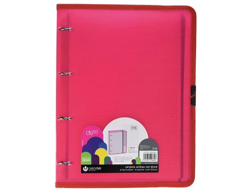 CARPETA ANILLA CARPEBLOCK POLIPROPILENO DUNE A4 1.