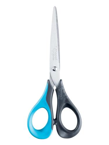 TIJERA SENSOFT 3D CON AGARRE BLANDO 16 CM COLORES.