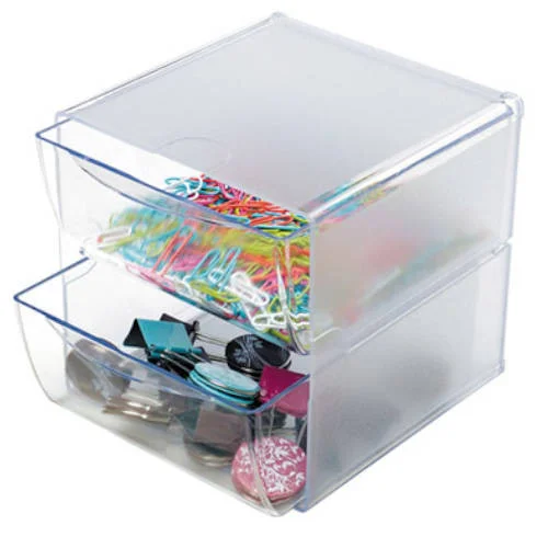 ORGANIZADOR MODULAR CON DOS CAJONES DE 16,5X14,5X.