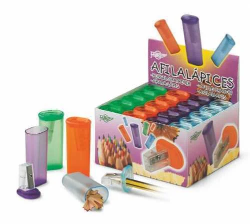 Afilalapices Plastico Con Deposito Faibo 2101