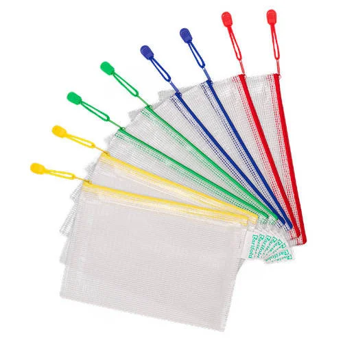 PACK DE 8 BOLSAS ZIPPER MULTIUSOS PVC - CON CIERR.