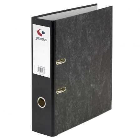 ARCHIVADOR JASPEADO ECOCLASSIC NEGRO A4 NATURAL L.