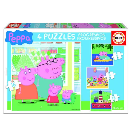 Enigma Progressivo Peppa Pig 6-9-12-16 3-5 Anos E.
