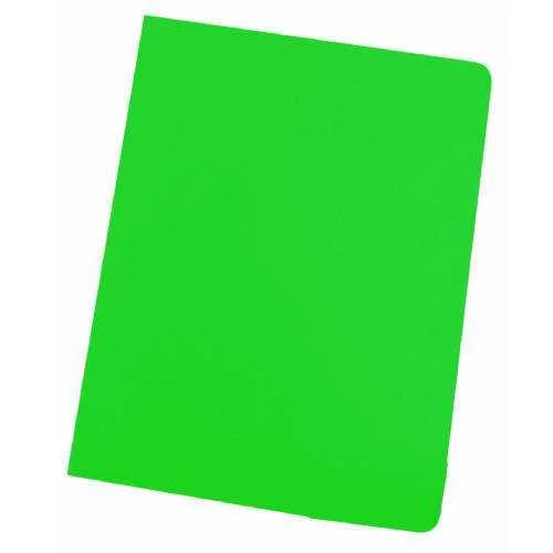 SUBCARPETA SIMPLES INTENSAS 250 GRS A4 COLOR VERD.