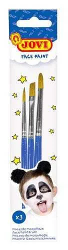 BOLSA COLGABLE 3 PINCELES MAQUILLAJE (PLANO, FINO.