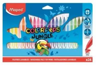 Estuche Carton 24 Rotuladores Jungle 2.0 Maped 84.