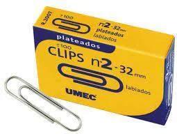 Umec Clips Labiados Caixa 80 un 50 Mm Niquelado 20