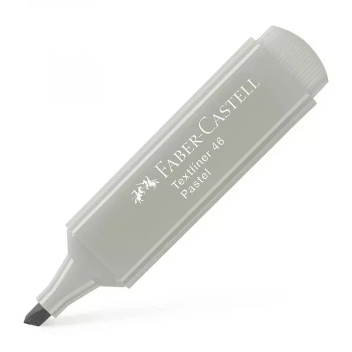 Marcador Fluorescente Faber Castell Cinza