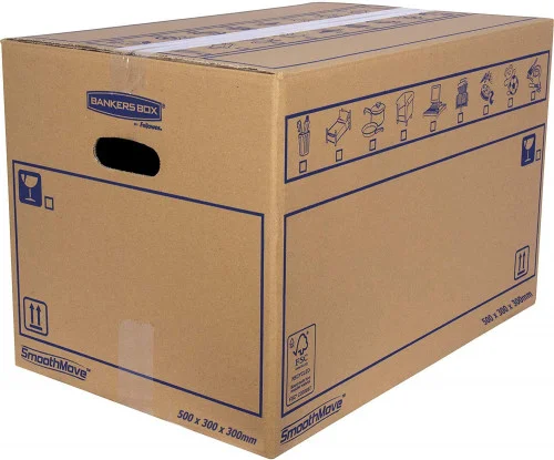 Caja de Mudanza Montaje Manual L 500x300x300. Car.