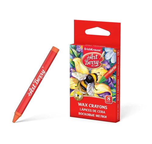 Estuche de Ceras de Plástico 8 Colores Artberry 3.