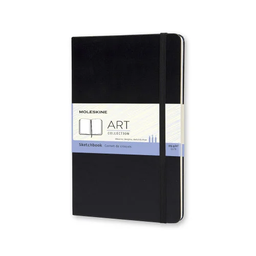 CUADERNO DE BOCETOS NEGRO M (11,5X18CM) MOLESKINE.