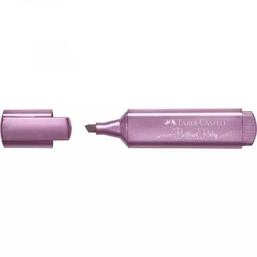 MARCADOR TEXTLINER "METÁLICO". COLORES: RUBÍ. FAB.