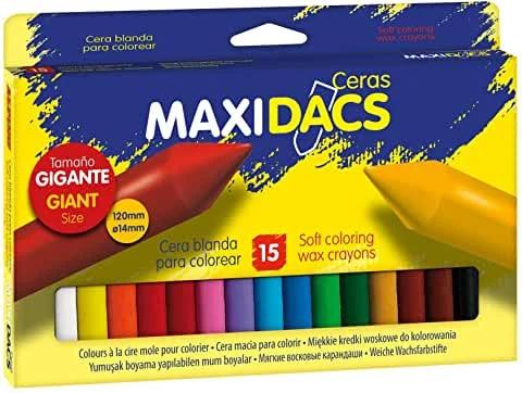 ESTUCHE 15 CERAS PARA NIÑOS MAXIDACS DACS DX050216
