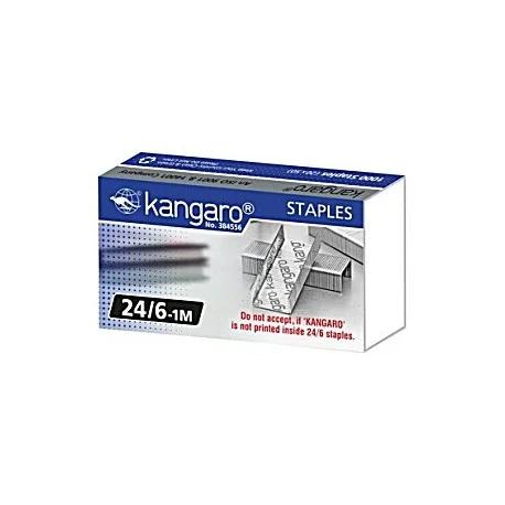 Caja 1000 Grapas 24/6-1m Kangaro Kg2461m