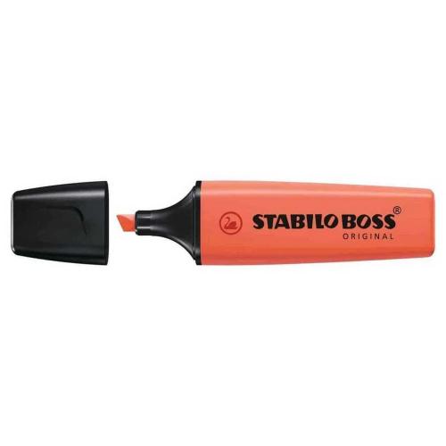 Marcador Fluorescente Boss Pastel Coral Meloso St.