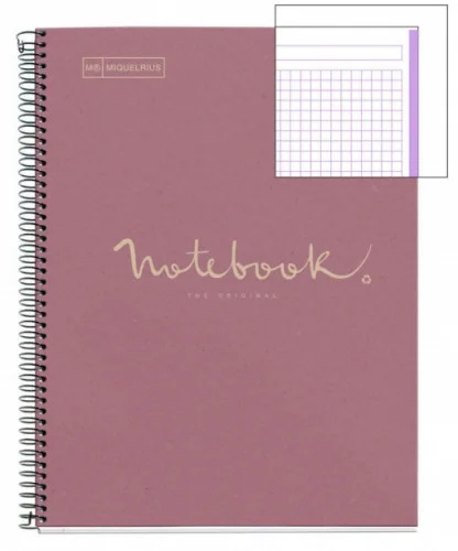 Cuaderno 100% Reciclado Nb-1 A4 80hojas Ecolavand.