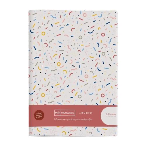 Cuaderno Grapado A4 50hojas Pauta 4mm Mr Con Ejer.