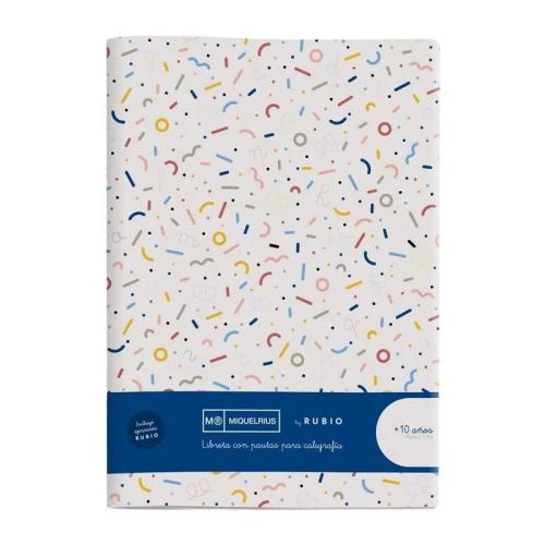 Cuaderno Grapado A4 50hojas Pauta 2,5mm Mr Con Ej.