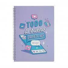Libreta - Todo Lo Bueno Empieza Hoy Mr Wonderful .