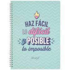 Libreta - Haz Fucil Lo Diföcil Y Posible Lo Impos.