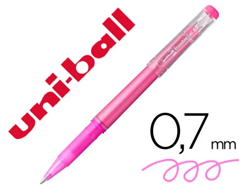 ROLLER GEL BORRABLE UF-222 0,7 MM. ROSA UNI-BALL .