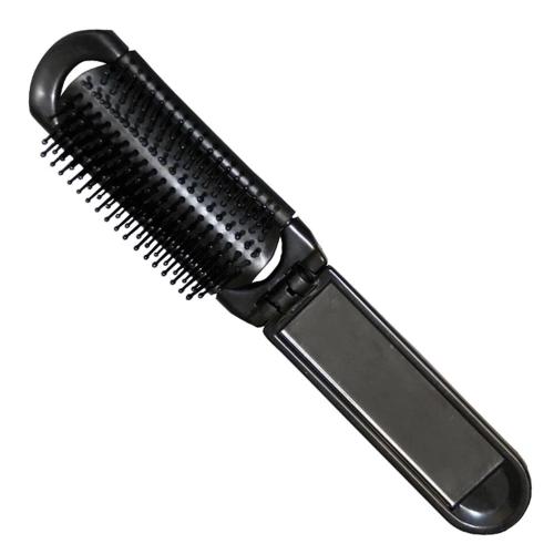 Escova de Cabelo Preto Dobrável Eurostil Com.