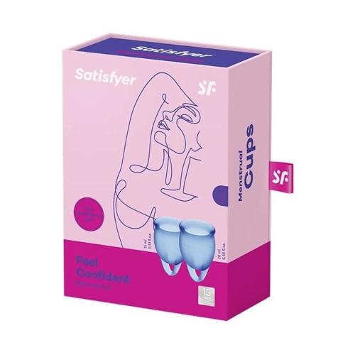 Kubeczek Feel Confident Menstrual Cup Set Dark Bl.