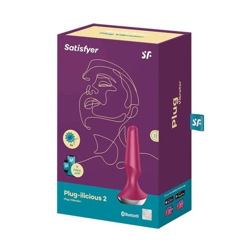 SATISFYER PLUG-ILICIOUS 1 VIBRADOR ROSA BLUETOOTH.