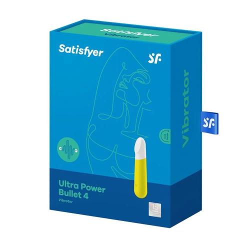 Bala Vibradora Ultra Power Satisfyer 4 Amarelo
