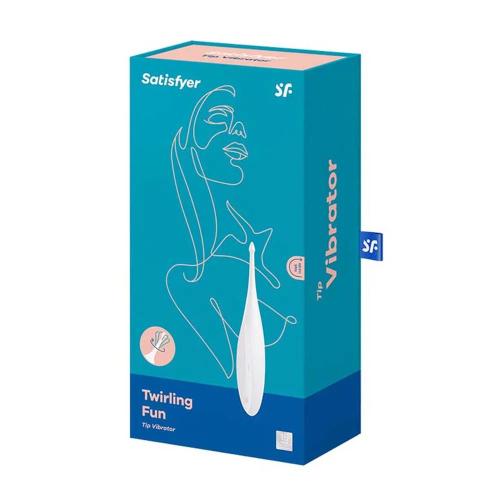 Vibrador Clitoriano Curvo Satisfyer Branco (17 x .
