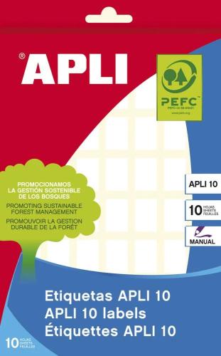 Apli 01635 Etiqueta Autocolante Rectângulo Perman.