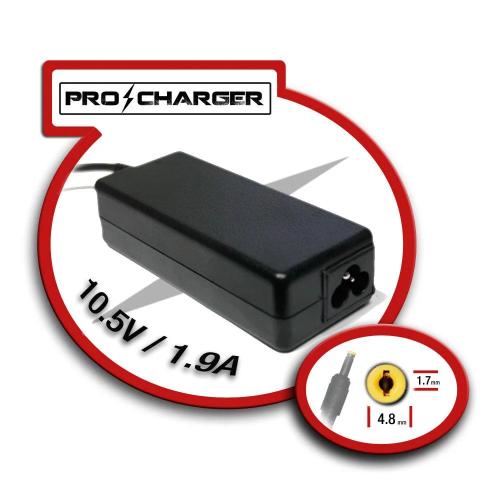 Cargador 10.5v/1.9a 4.8mm X 1.7mm 36w Pro Charger