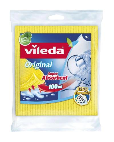 Vileda 142289 Esponja Retangular Celulose, Algodã.