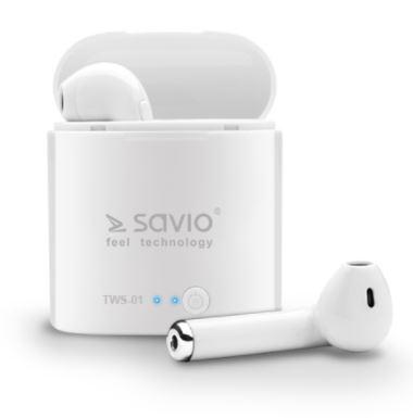 Auriculares In Ear Bluetooth Savio Tws-01 Branco