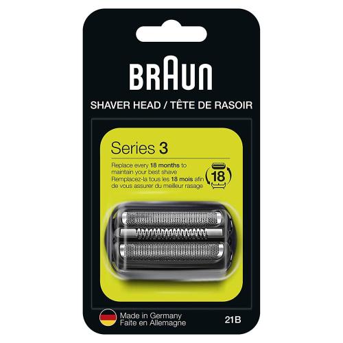 Cabeça de Substituição Braun Preto Prateado