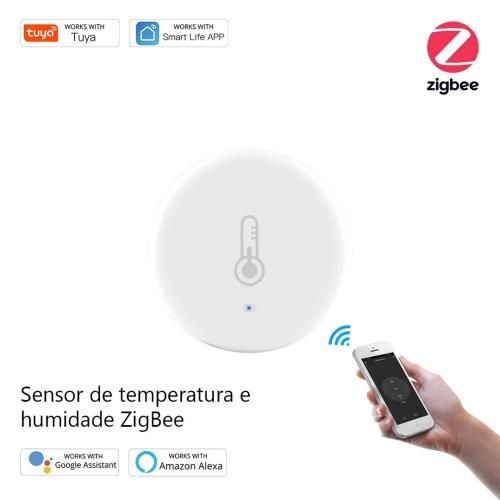 Sensor de temperatura e humidade Zigbee