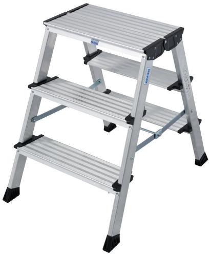 Krause 126030 Banco de Escalera de Aluminio Alumi.