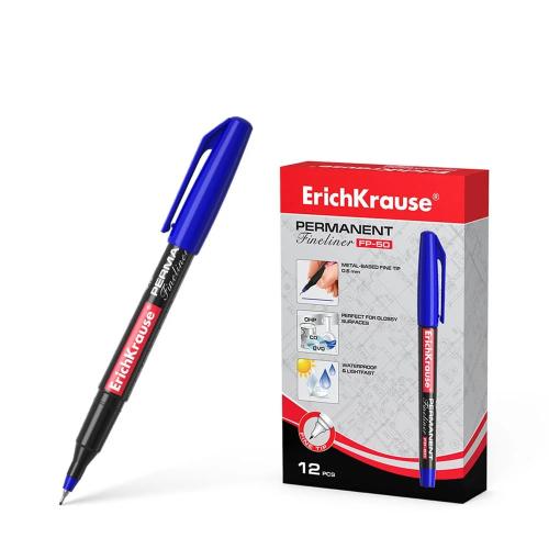 Erichkrause Fp-50 Caneta Fineliner Fina Azul 12 U.