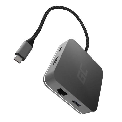 Green Cell Hub Usb-C Hdmi - 7 Ports For Macbook Pro, Dell Xps, Lenovo X1 Carbon And Others