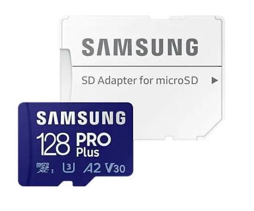 Cartão Memória Pro Plus 128gb Microsdxc Uhs-I Classe 10 + Adaptador - Samsung