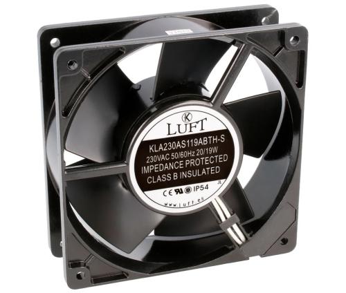 Ventilador 120x120x38mm. 230v, Rodamiento, 2 Pines