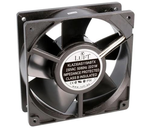 Ventilador 120x120x38mm. 230v, Rodamiento, 2 Pines