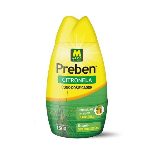 PREBEN GEL CITRONELA CONE DOSEADOR MASSO
