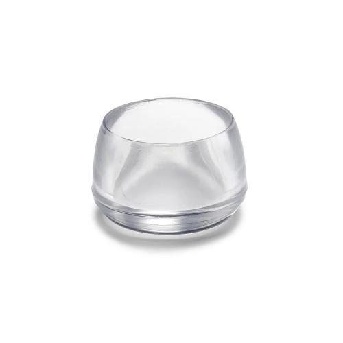 Pé Redondo para Cadeira Exterior Transparente Ø18mm (Blíster 8 Unid.) Inofix