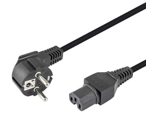 CABO DE ALIMENTAÇÃO SCHUKO CEE 7/7 PARA F IEC C15