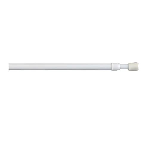 Varão Extensível Rosca 8mm 40-65cm Branco 2 Unida.